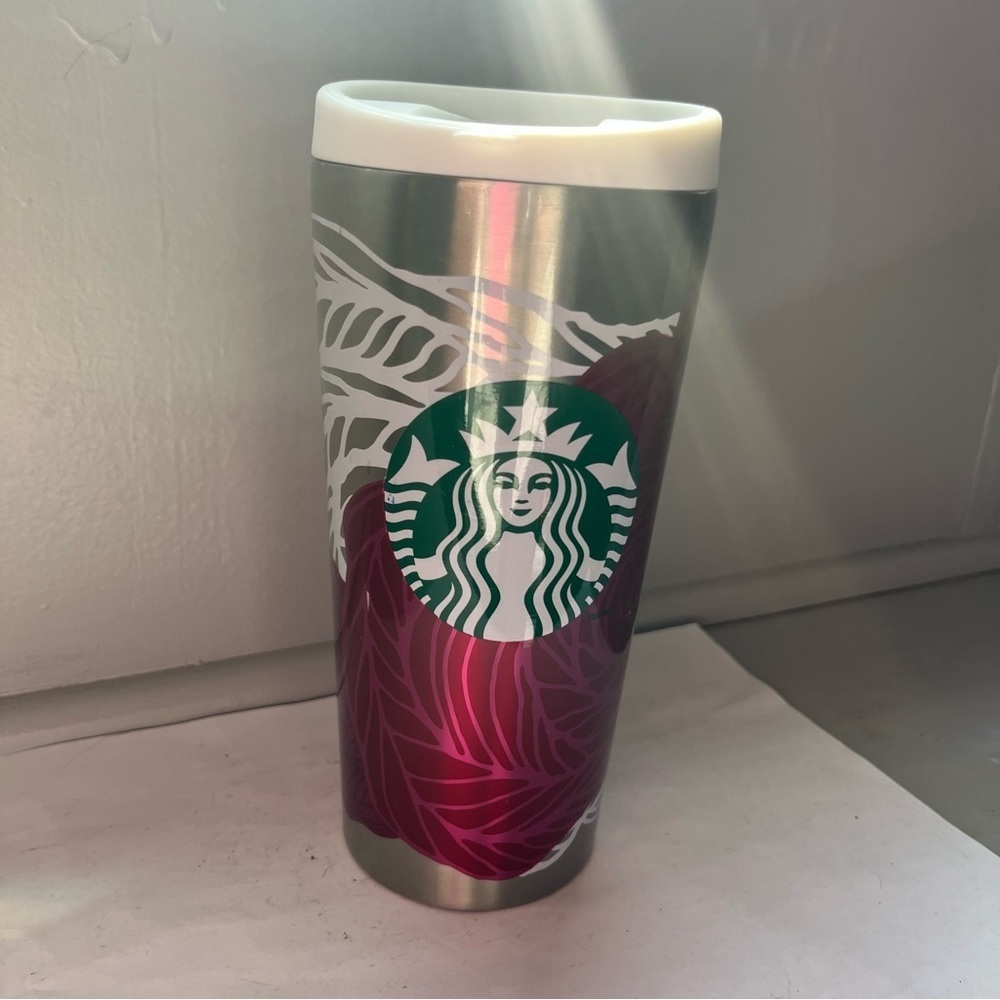 2014 Starbucks ROSE Thermos Tumbler 16oz  - rare and collectible - Picture 10 of 12